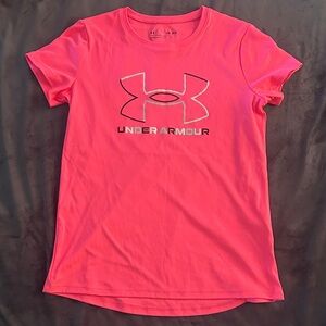 Under Armour Kids Neon Pink Tee